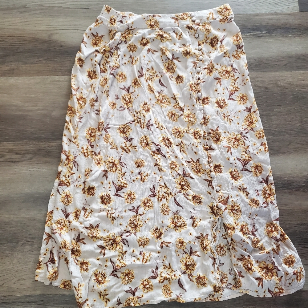 Floral Print Women's Skirt